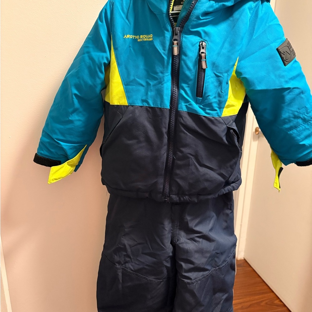 Kids Blue and Yellow Jacket & Coat